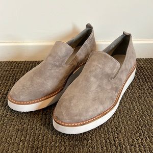 Com & Sense Leather Platform Flats